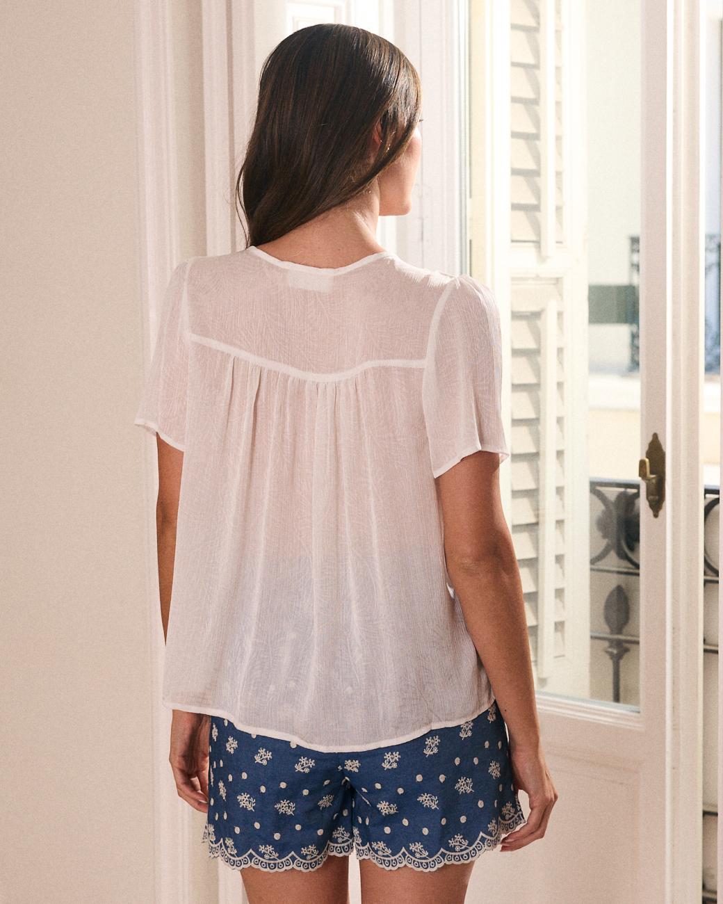 Blusa Branca Carmina