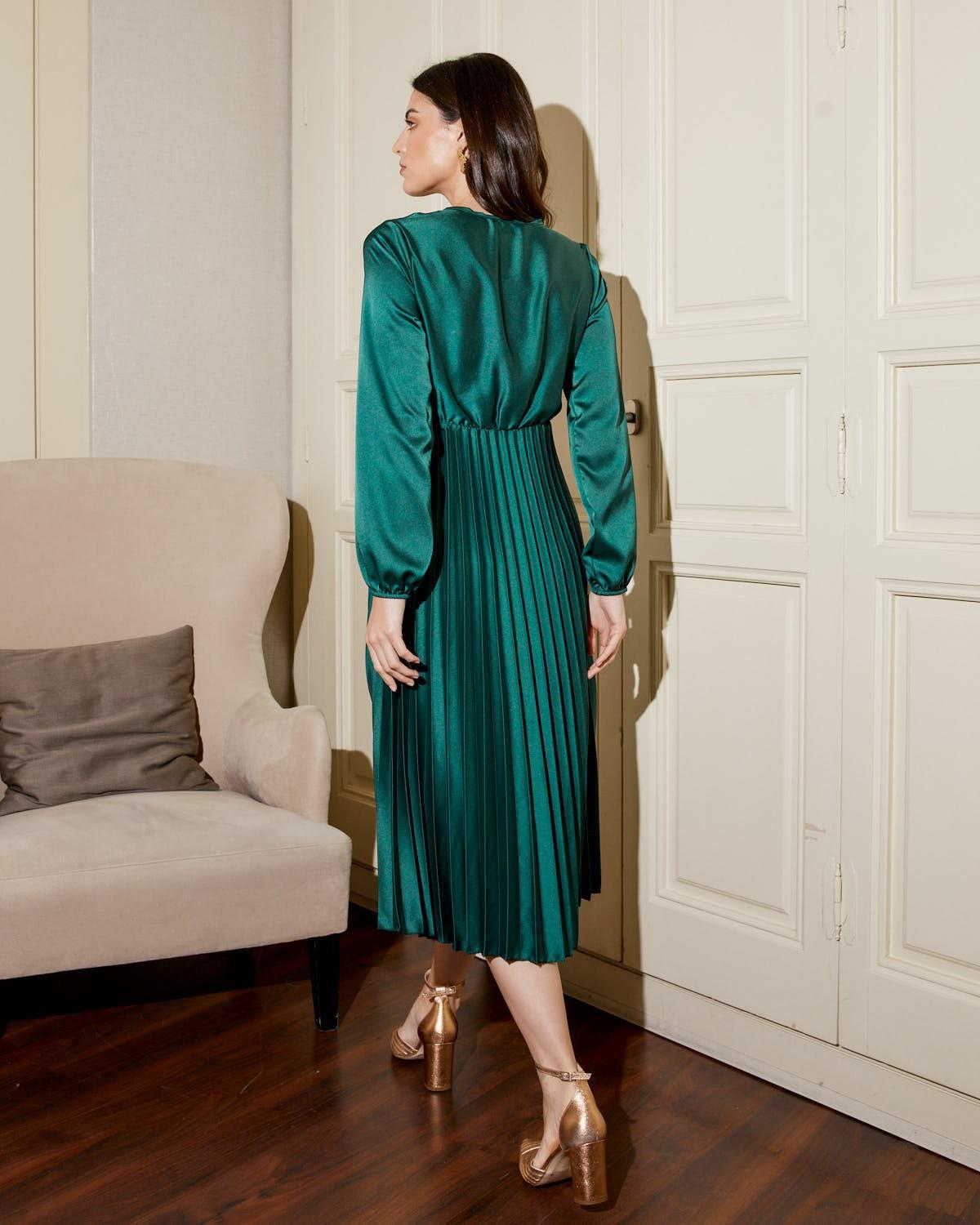 Vestido Plissado Mireia