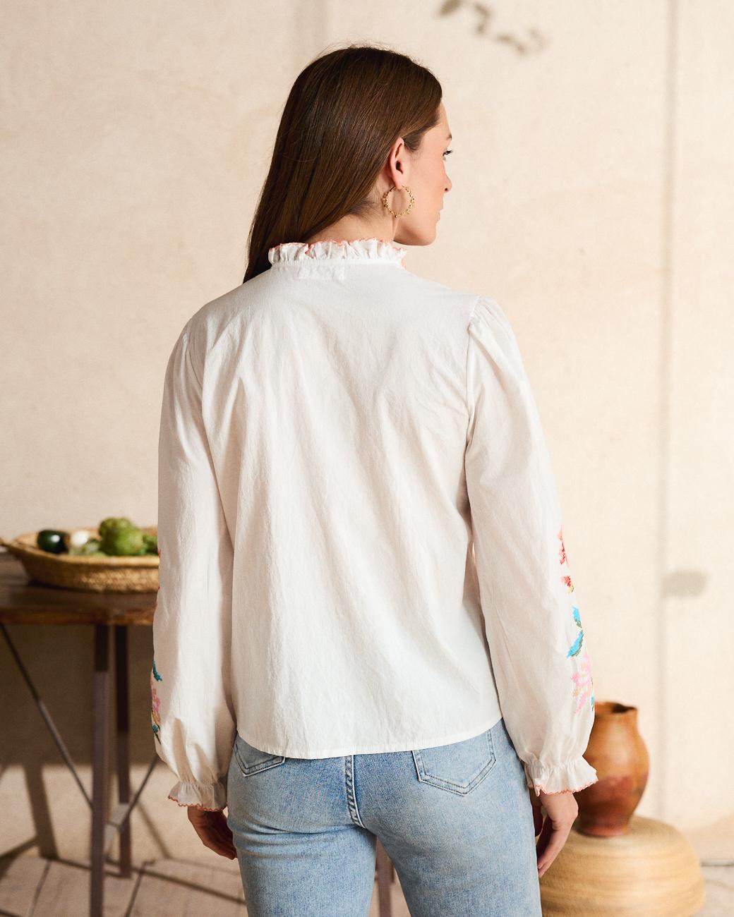 Camisa Bordada Fiona