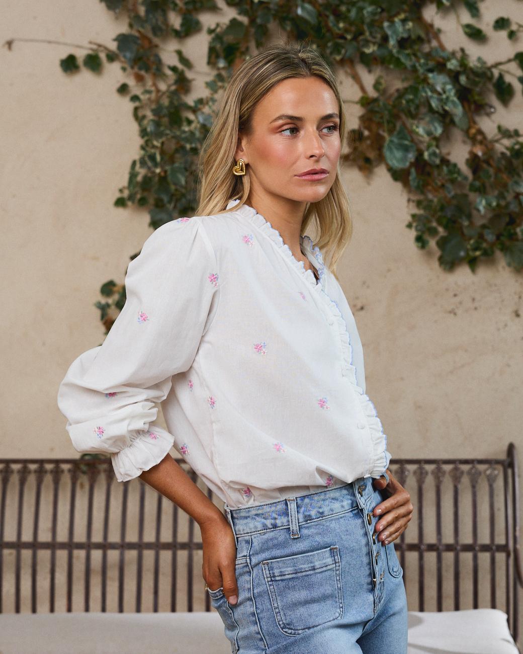 Camisa com ondas Rocío