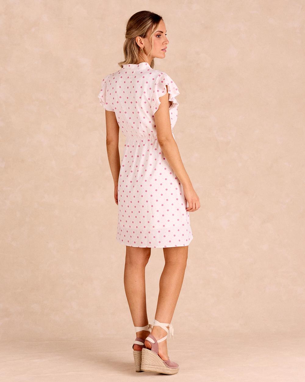 Vestido Curto de Flores Daelia