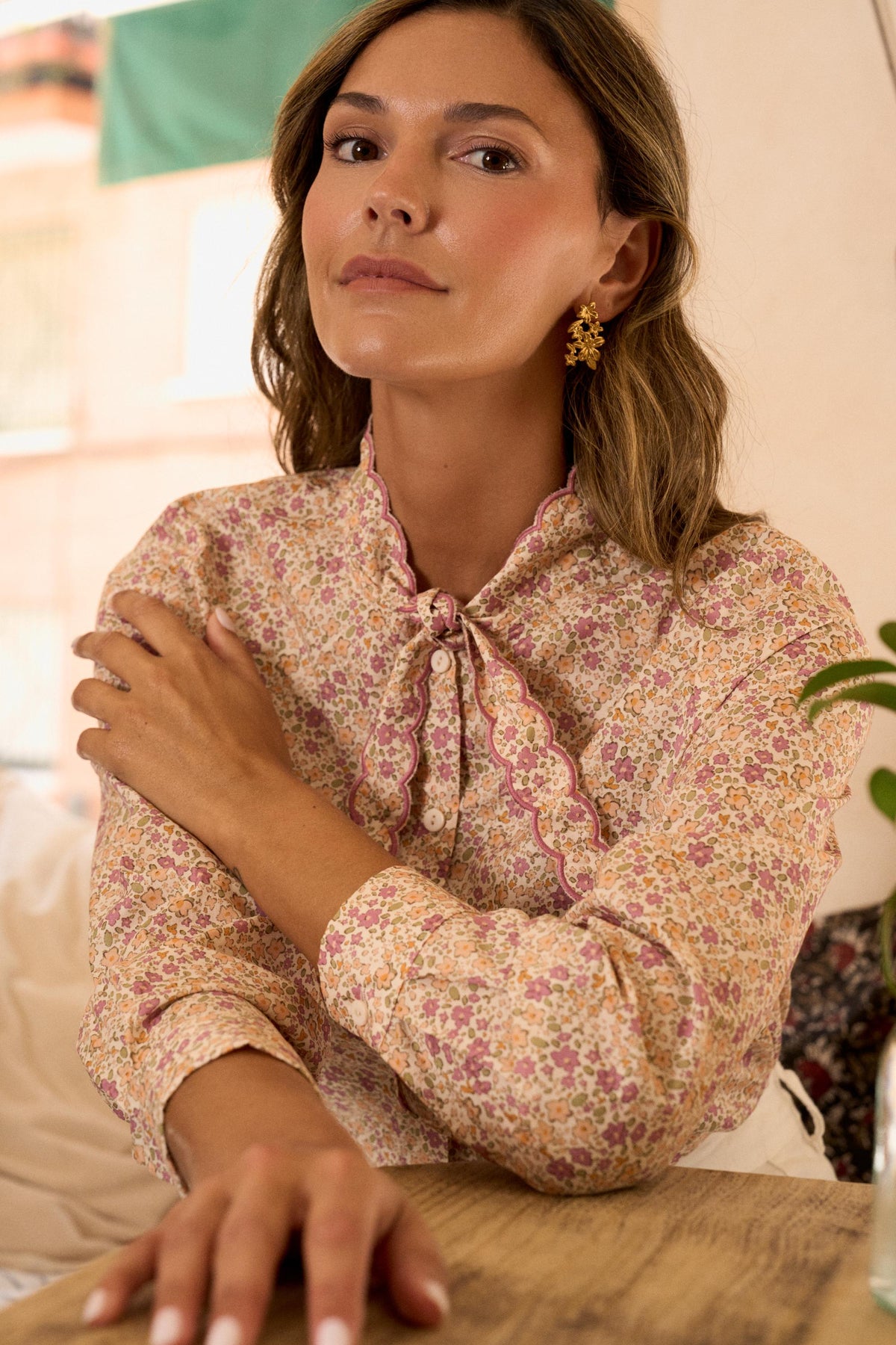 Camisa estampada Nieva