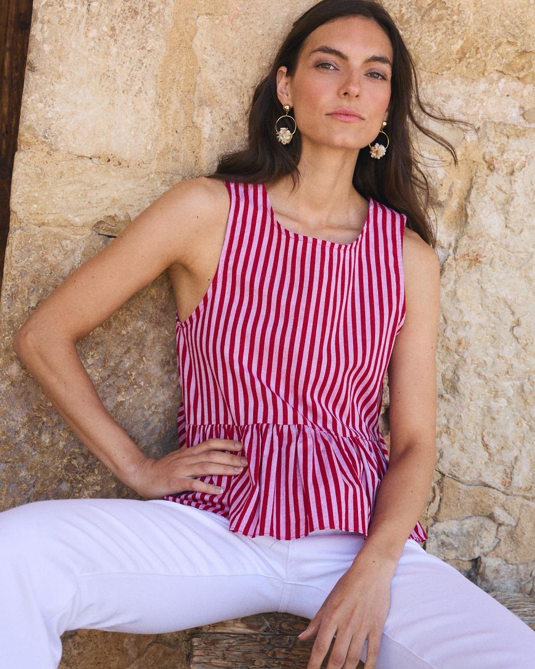 Top às Riscas Beatriz