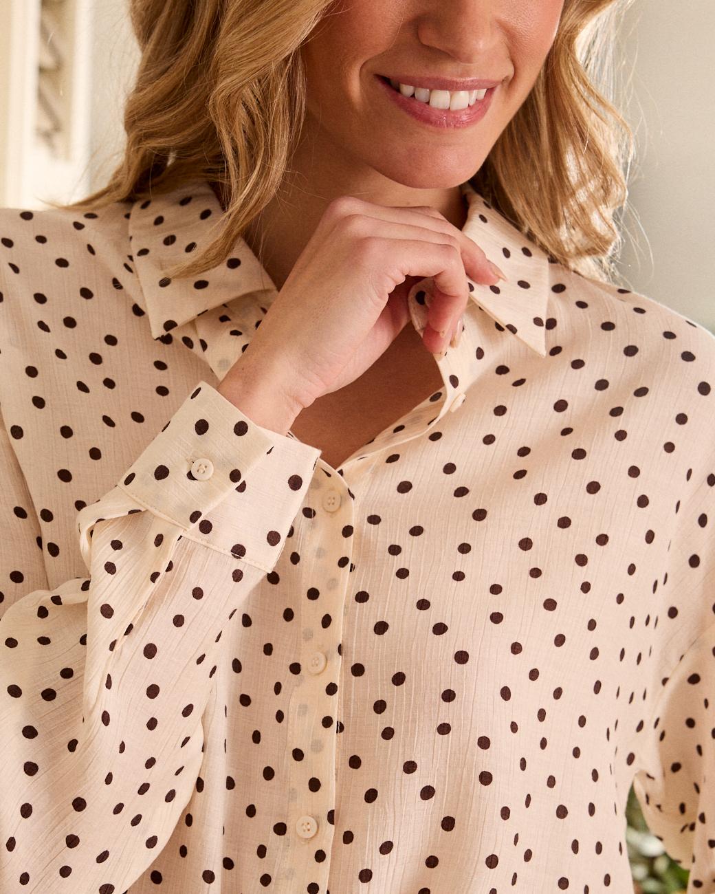Camisa de Bolinhas Mireya