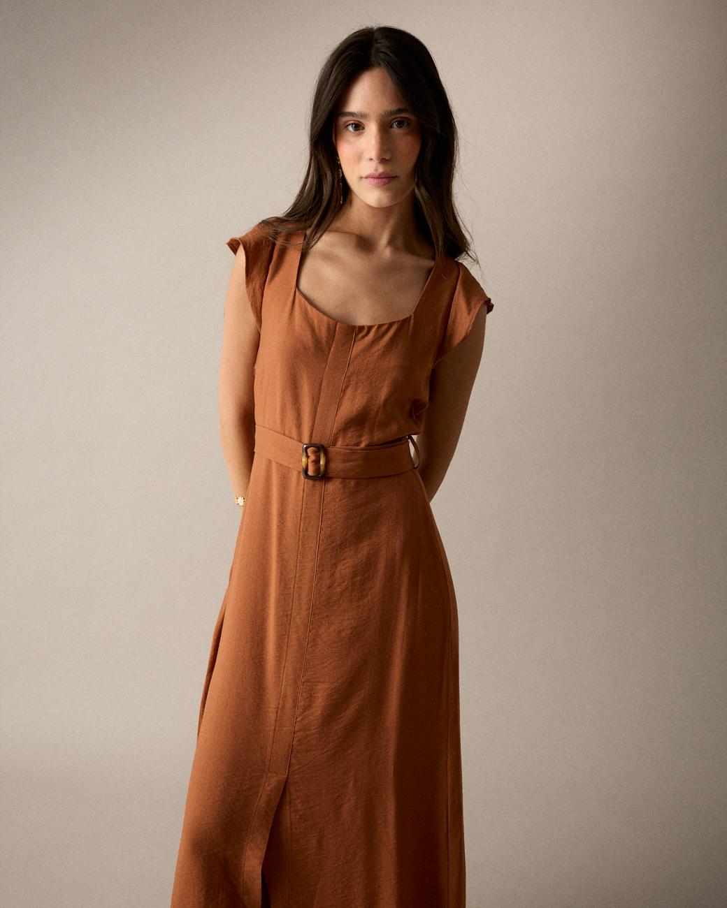 Vestido Castanho Lola