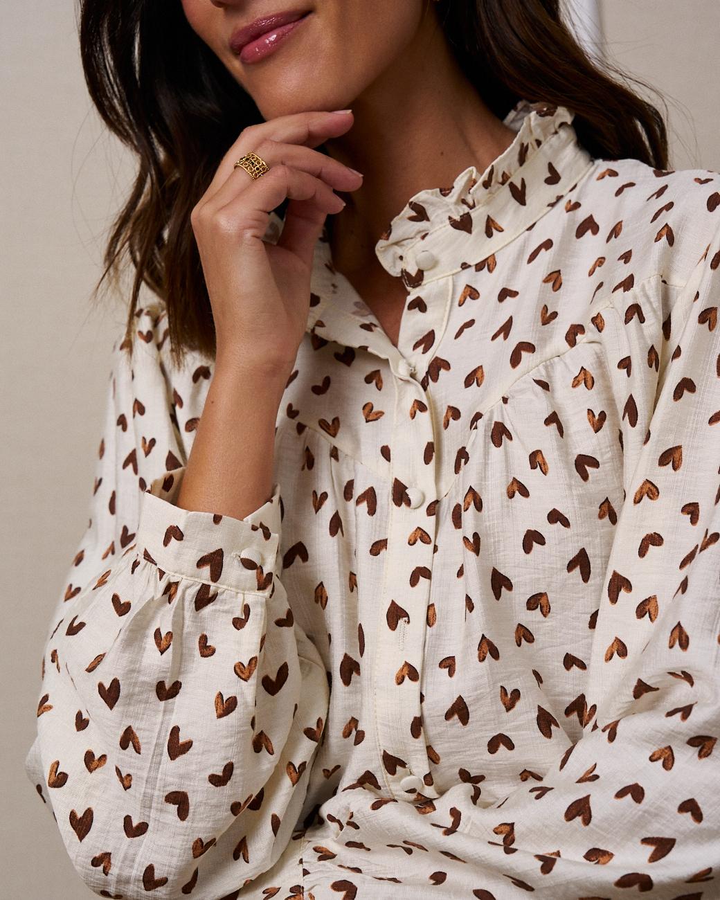 Blusa Corações Kati