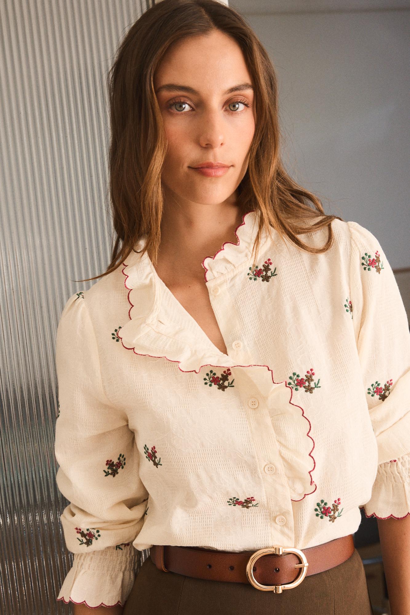 Camisa de flores Halo