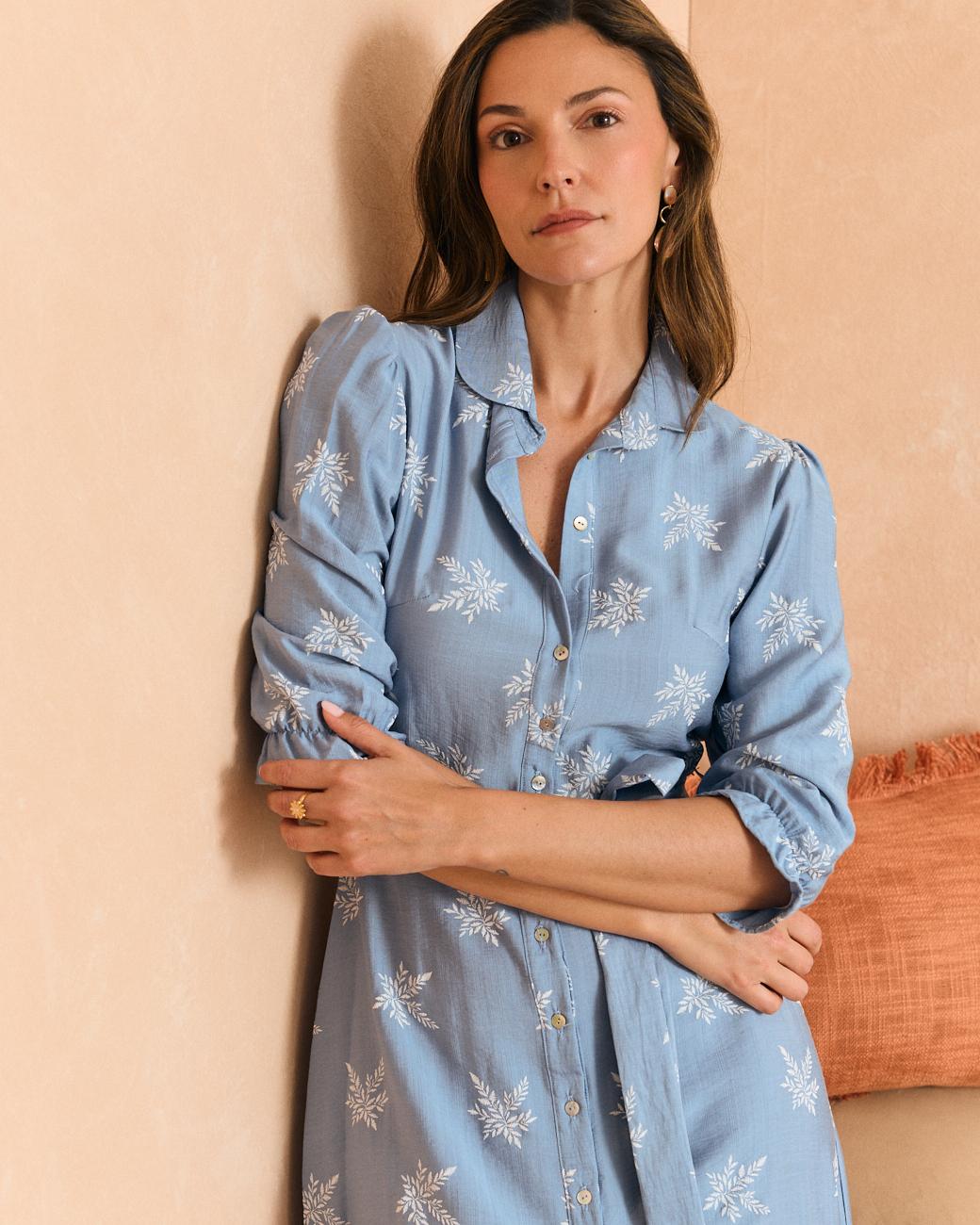 Vestido Celeste Virgi