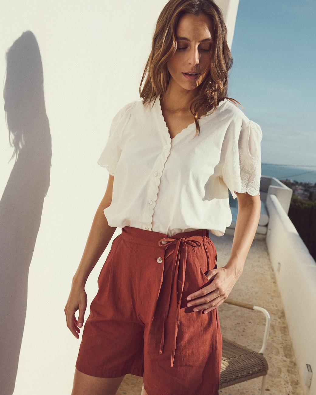 Camisa Bordada Almudena