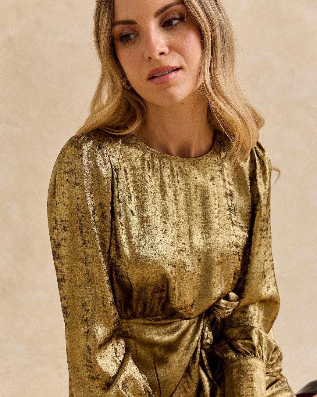 Vestido Dourado Melisa