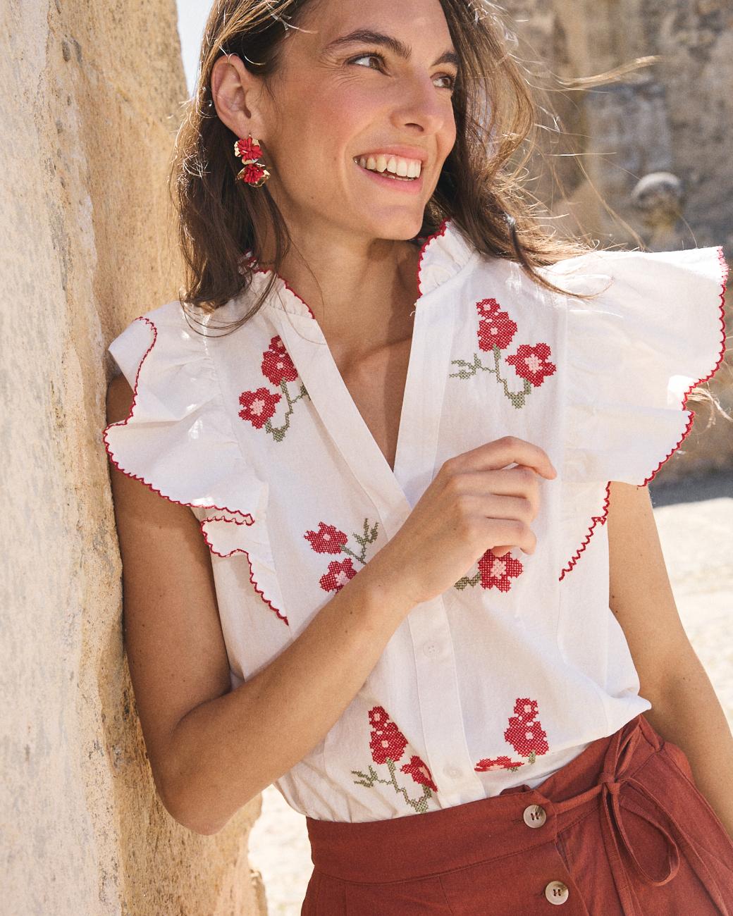 Camisa Manga Flare