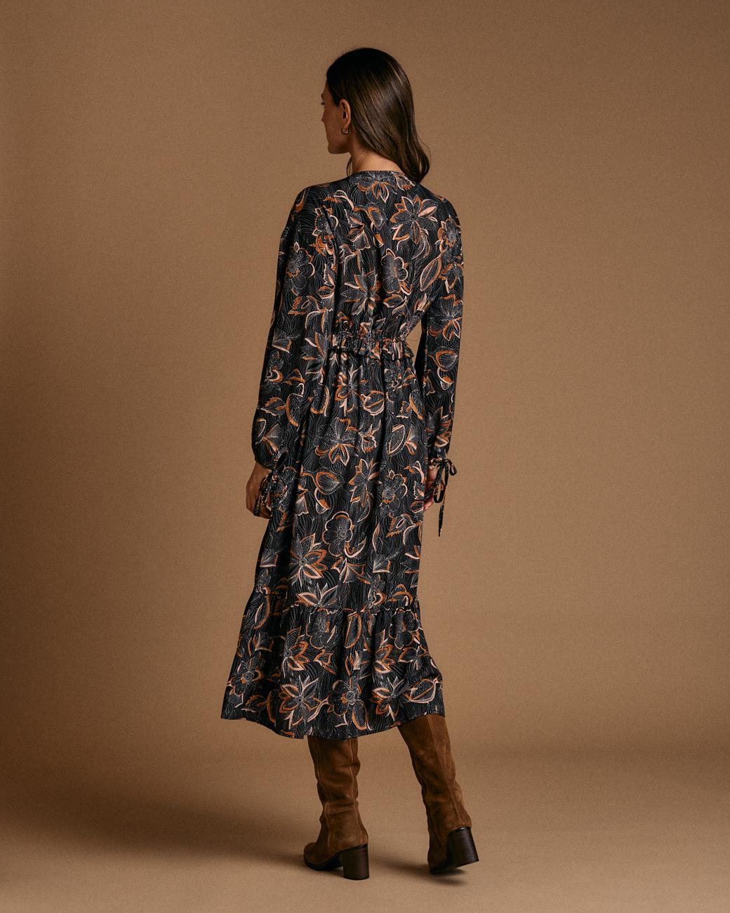Vestido Estampado Flor Giorgia