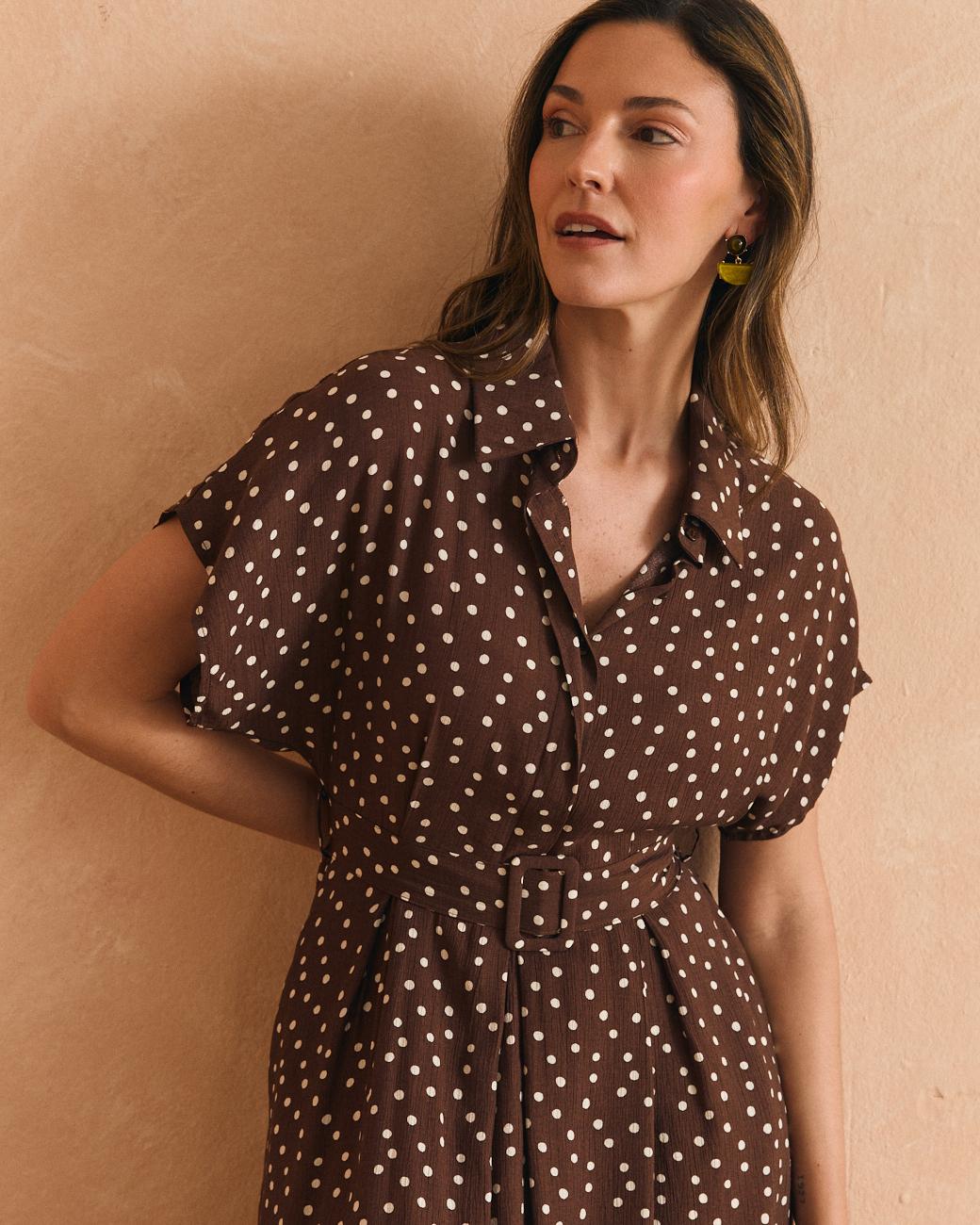 Vestido midi Vela