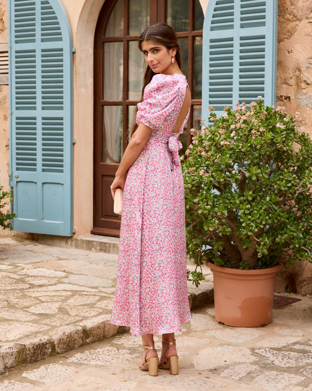 Vestido com Mangas Flavie
