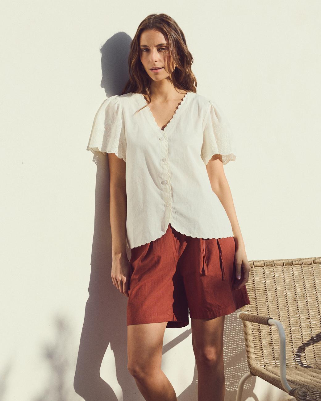 Camisa Bordada Almudena