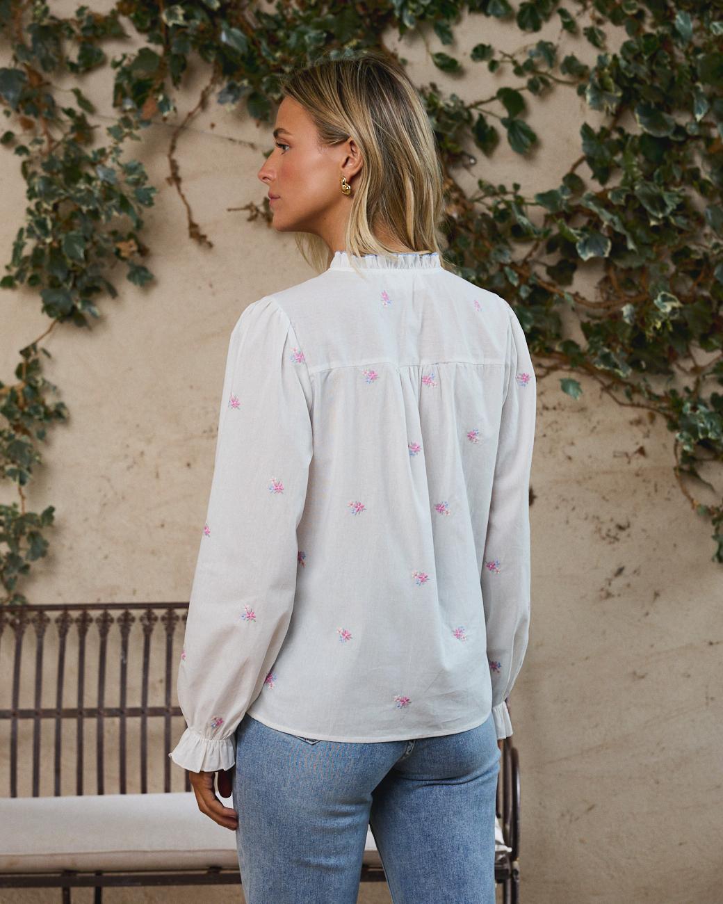 Camisa com ondas Rocío