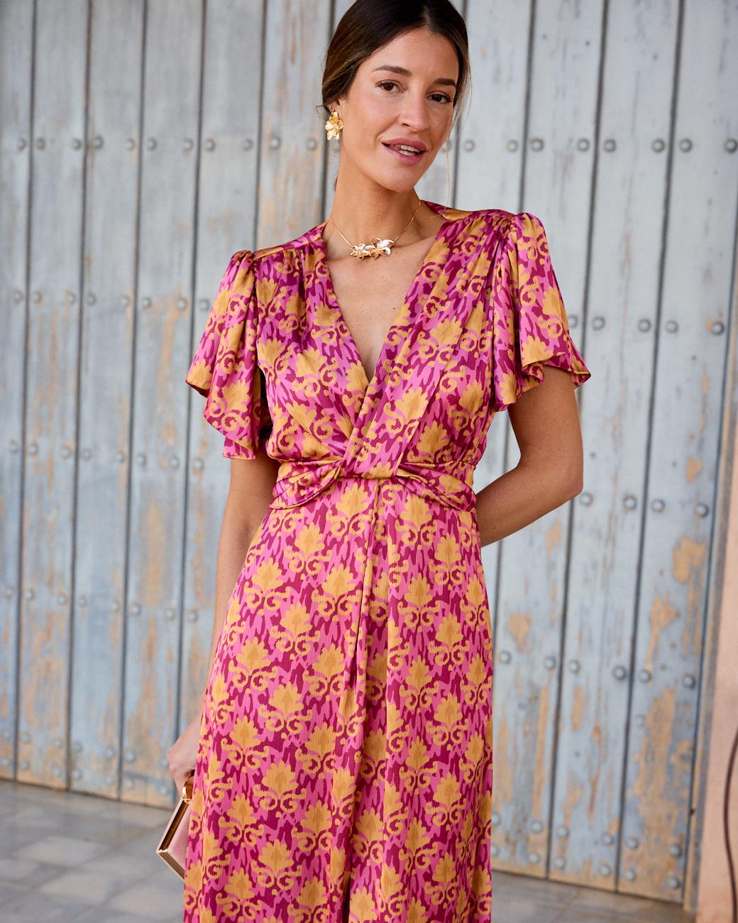 Vestido com Decote Nicoletta
