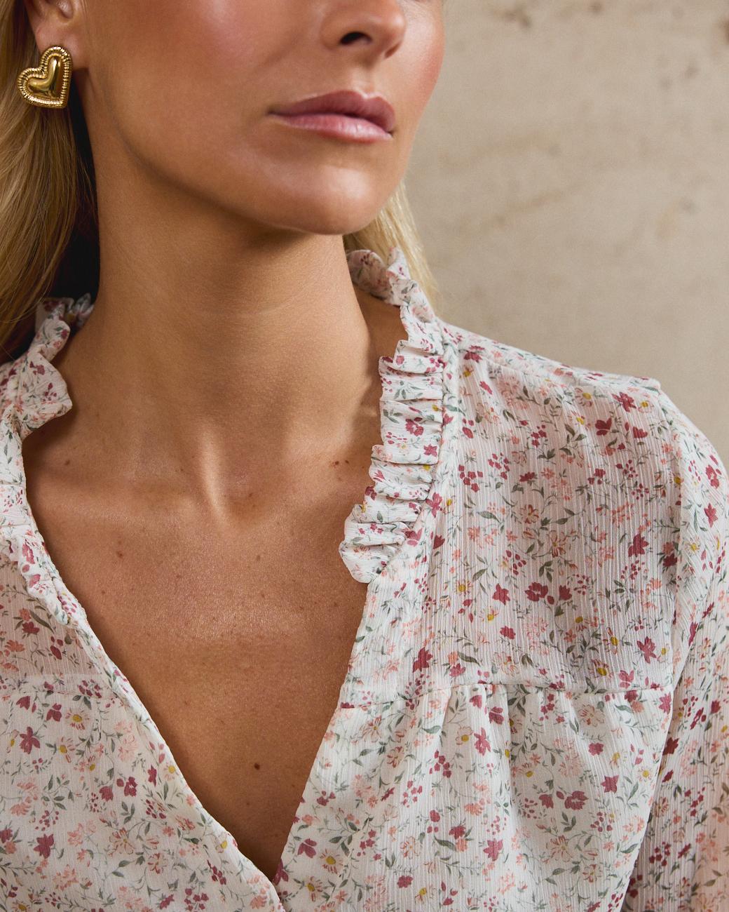 Camisa de Flores Magnólia