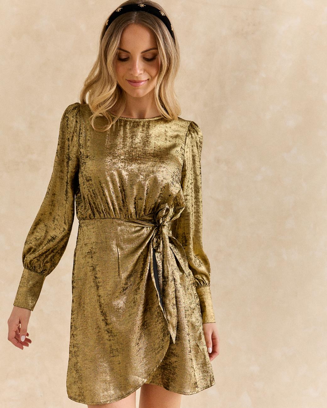 Vestido Dourado Melisa