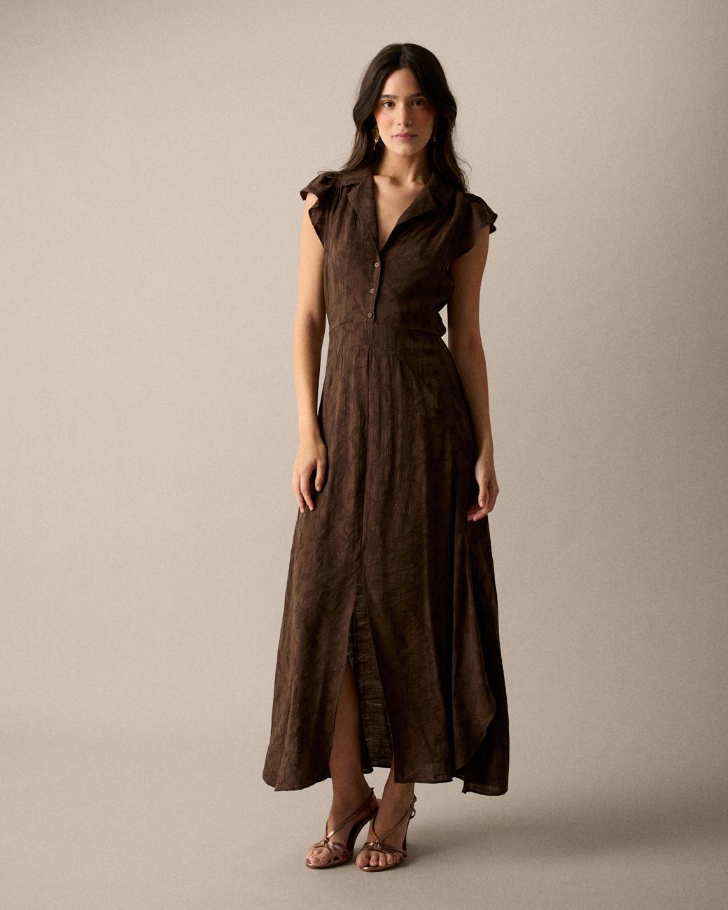 Vestido Castanho Eire
