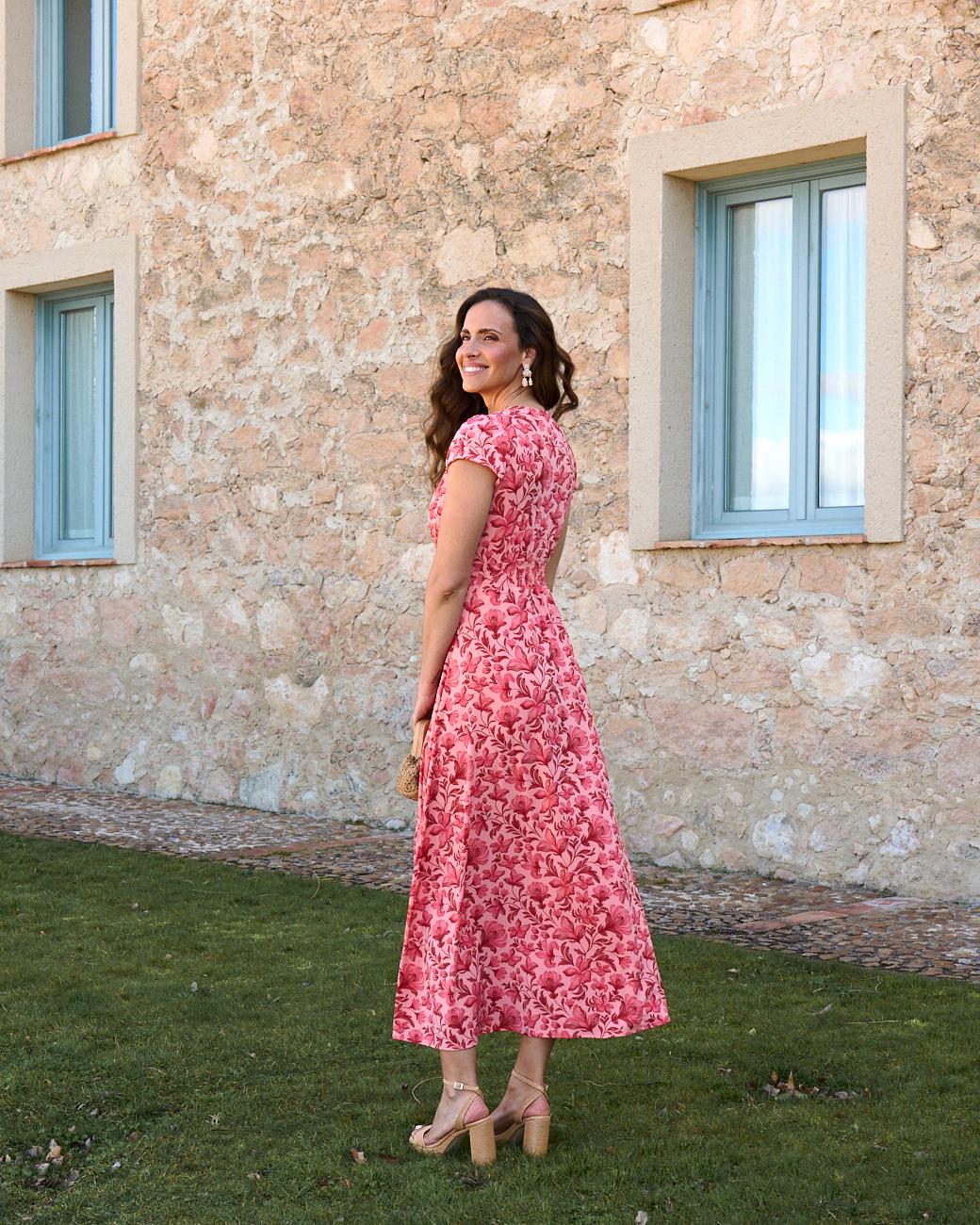 Vestido com Flores Gabriela