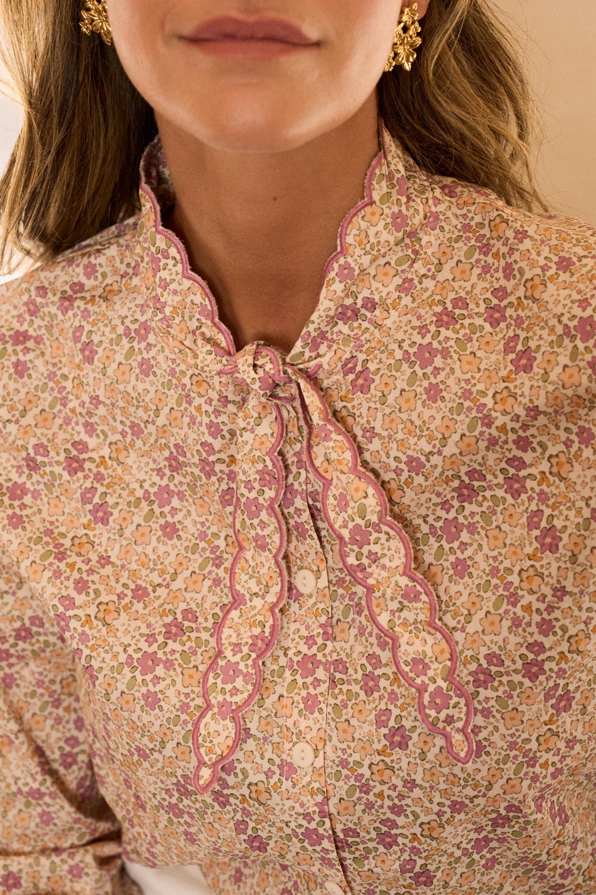 Camisa estampada Nieva