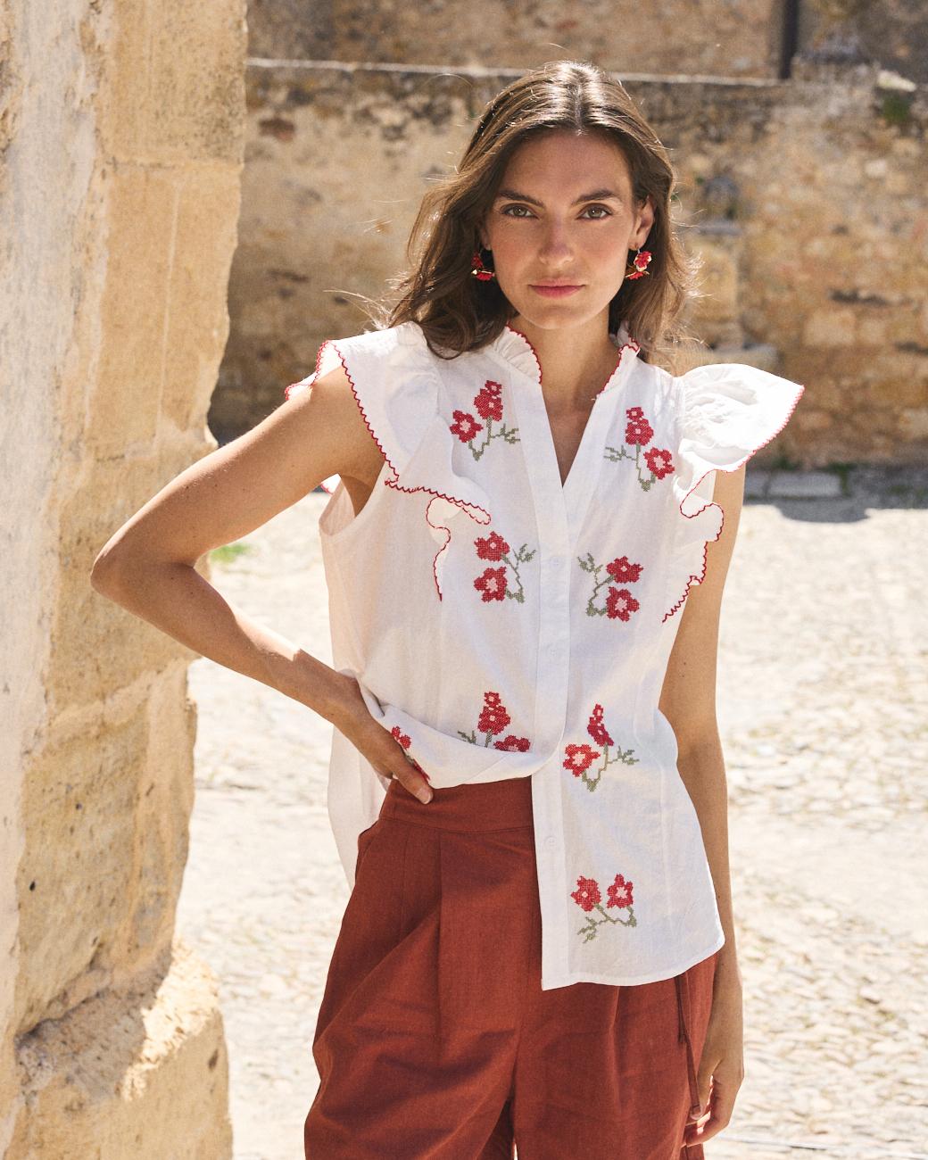 Camisa Manga Flare
