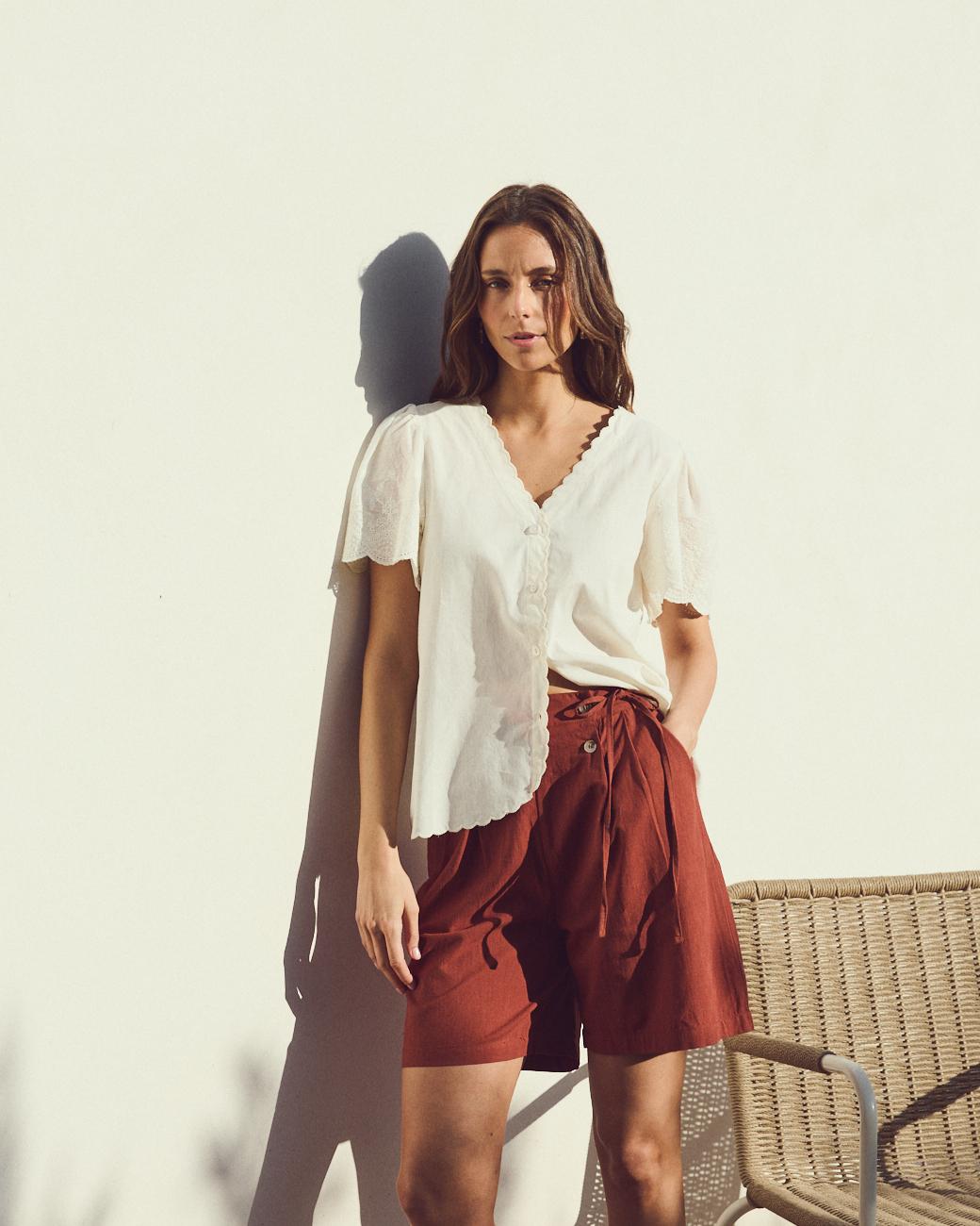 Camisa Bordada Almudena
