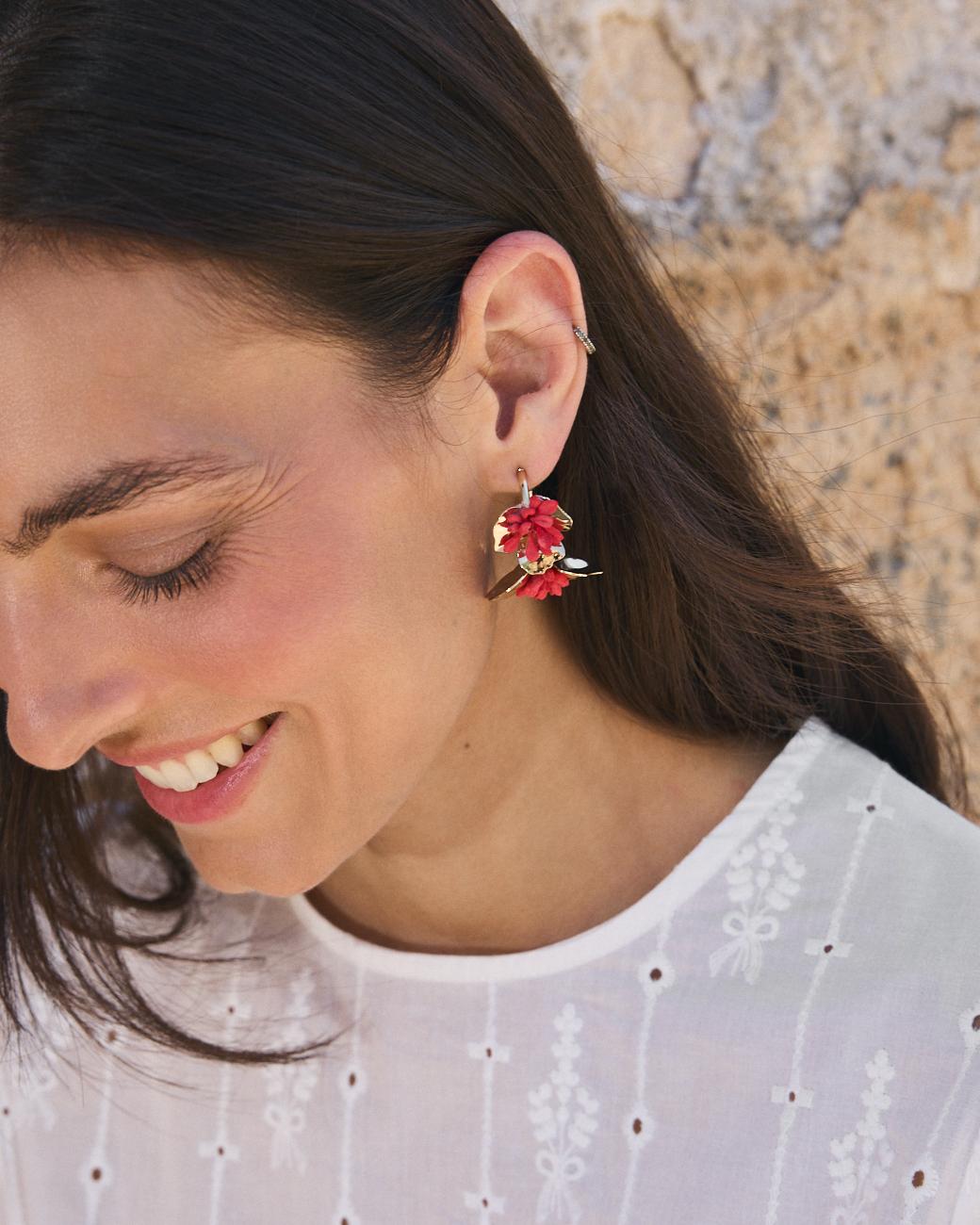 Brinco Flor Gabina