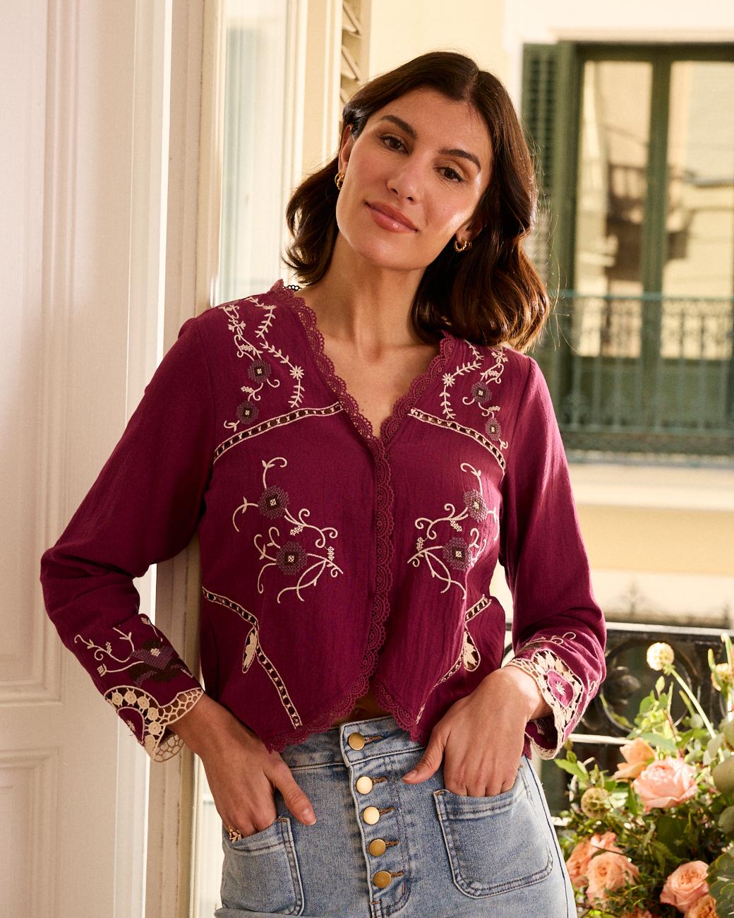 Camisa buganvília Mabel