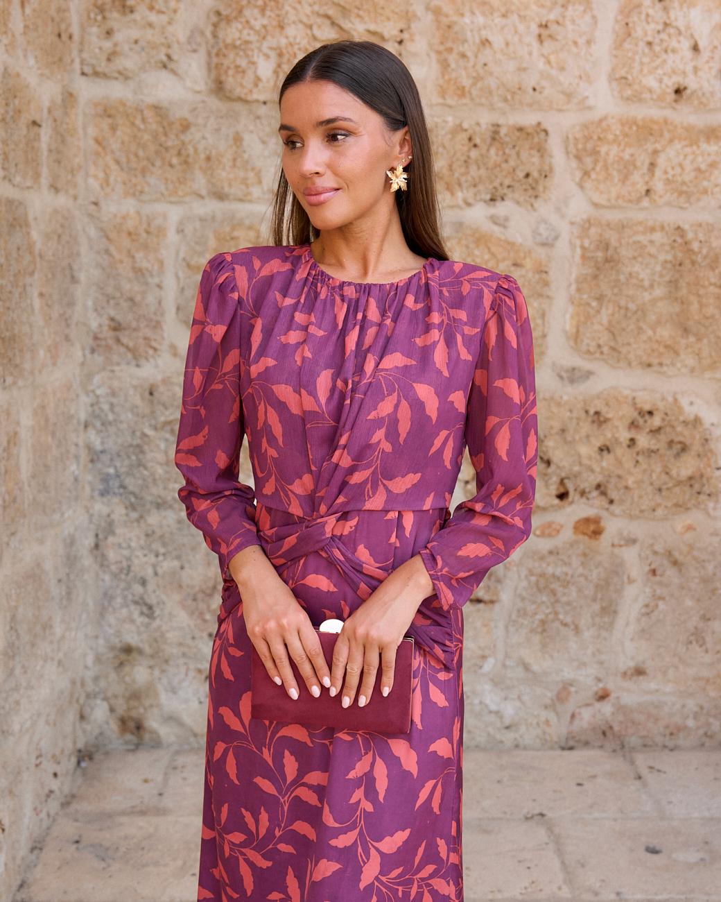 Vestido Folhas Dea