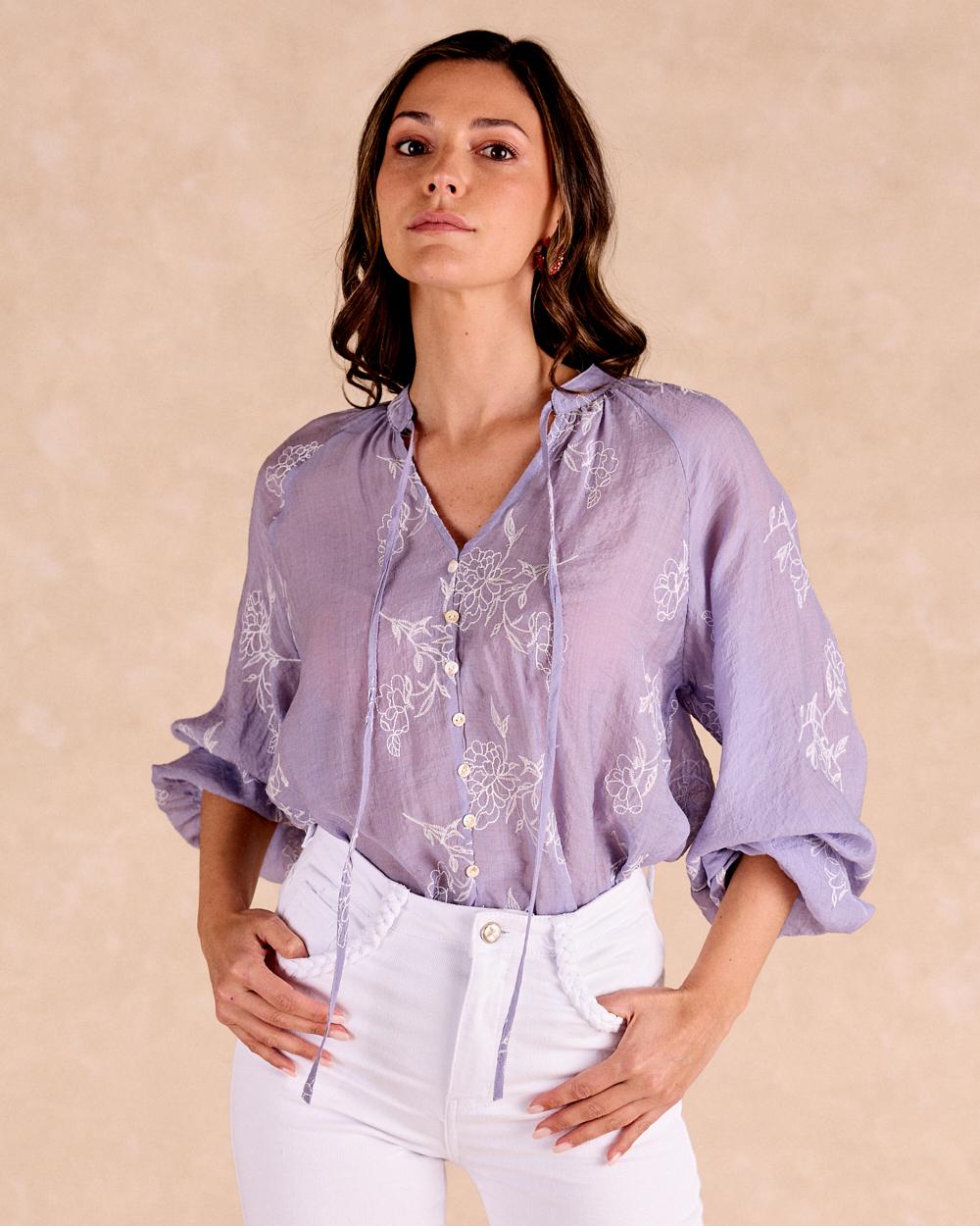 Blusa Bordada Diane
