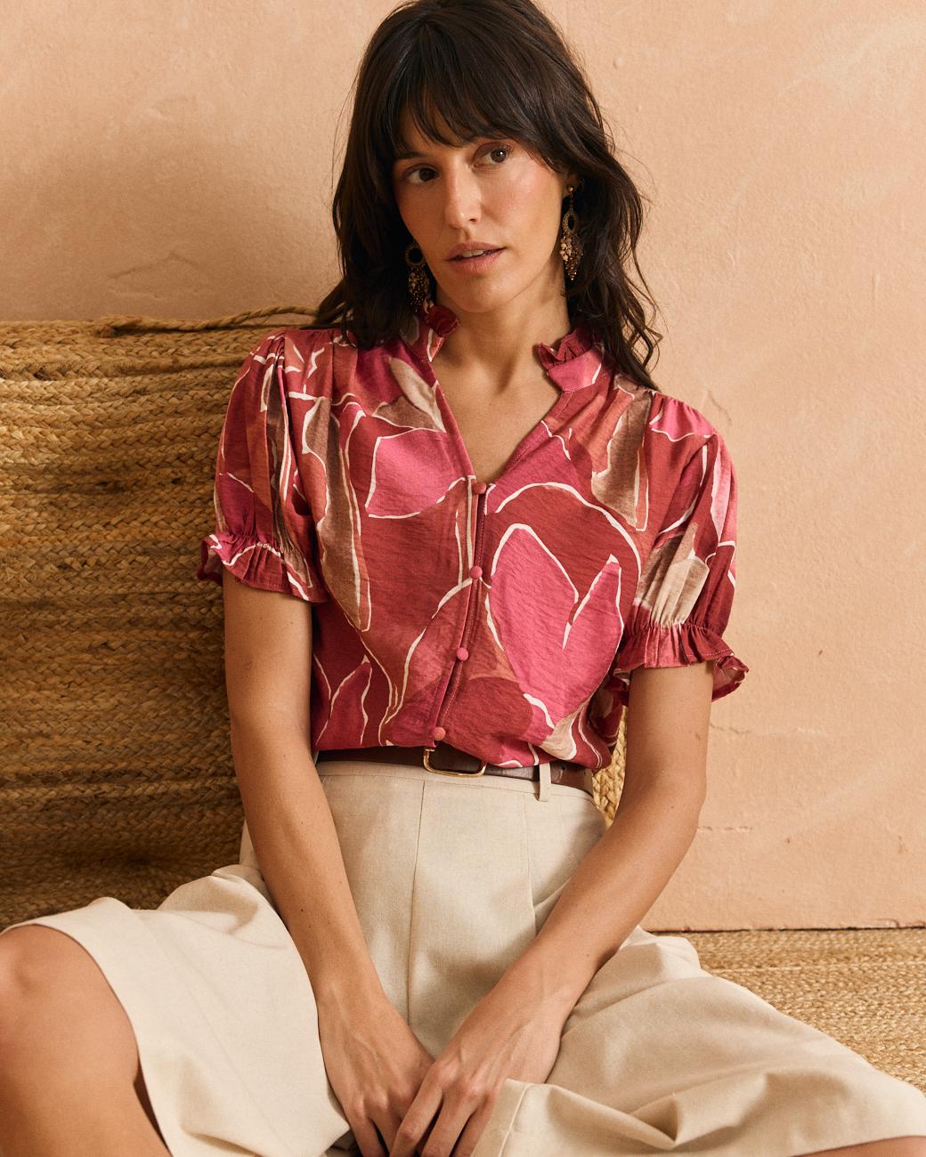 Blusa com Botões Casilda