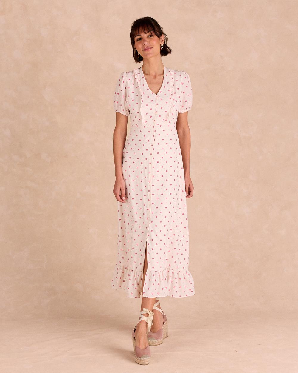 Vestido Longo de Flores Eliora