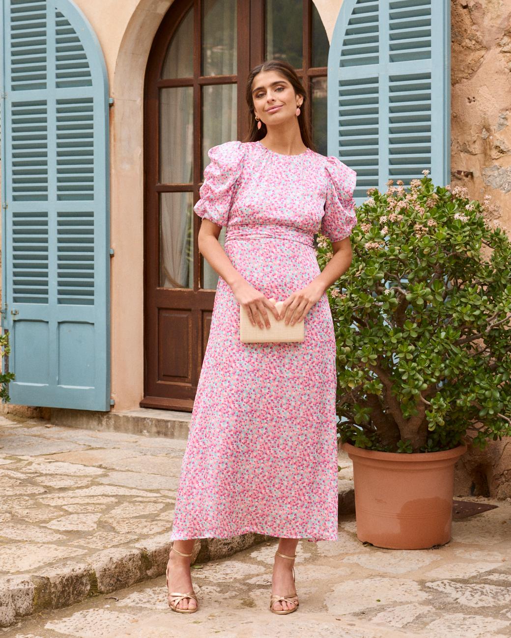Vestido com Mangas Flavie