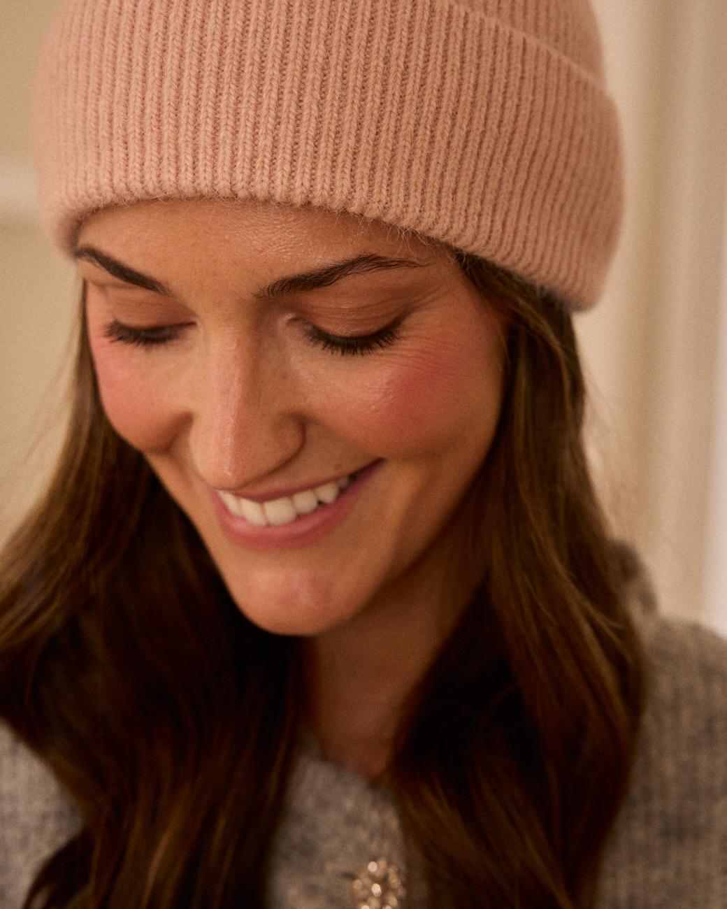 Gorro de Lã Rosa