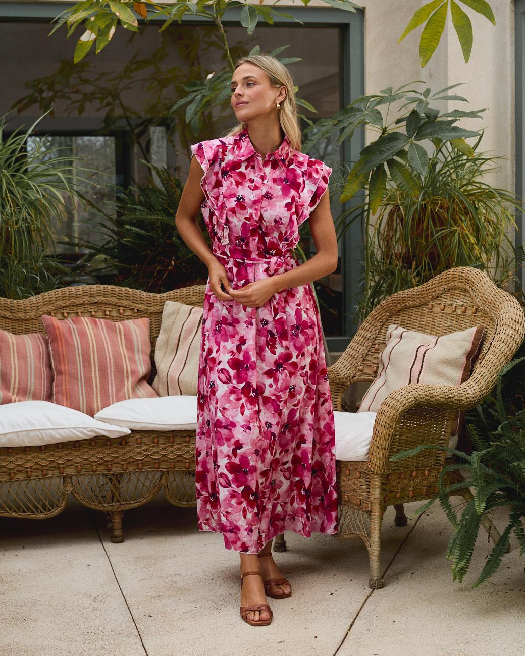 Vestido Estampado Sol