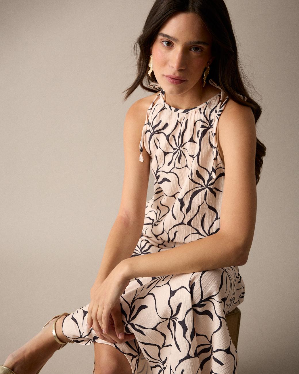 Vestido Cru Aran