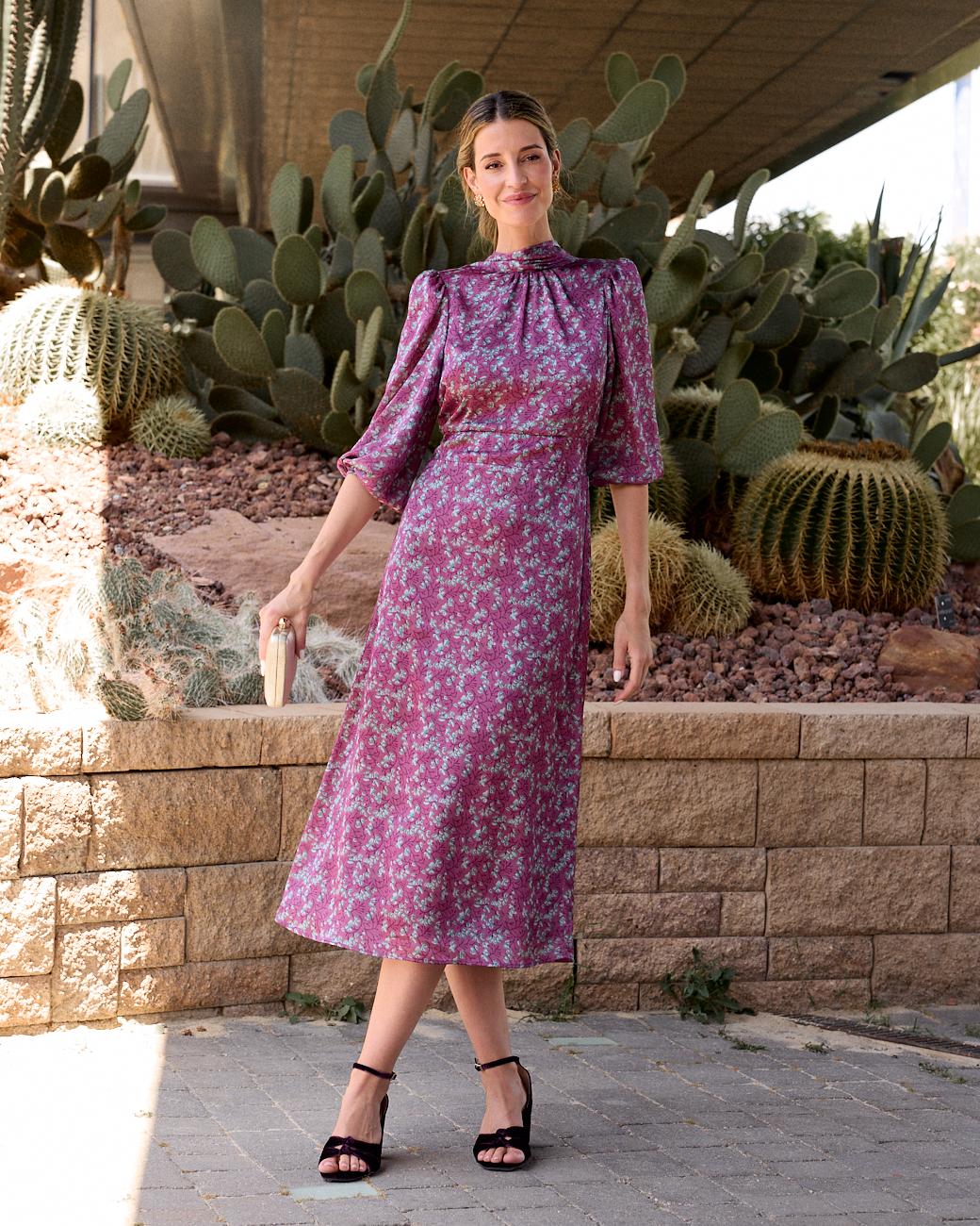 Vestido Longo Estampado Min