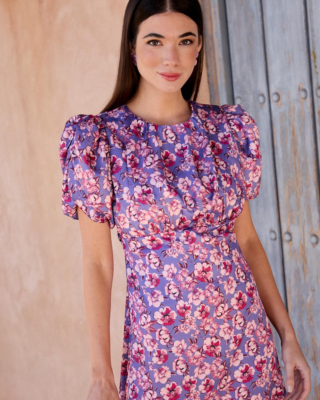 Vestido com Mangas Martina
