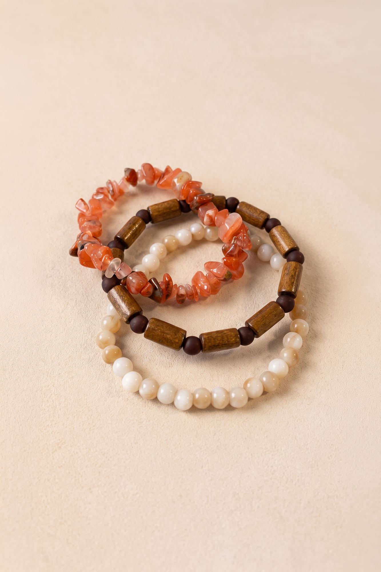 Pulseiras com pedras Miri