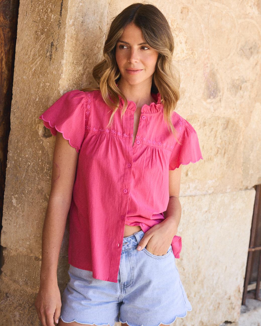 Camisa Bordada Hilaria