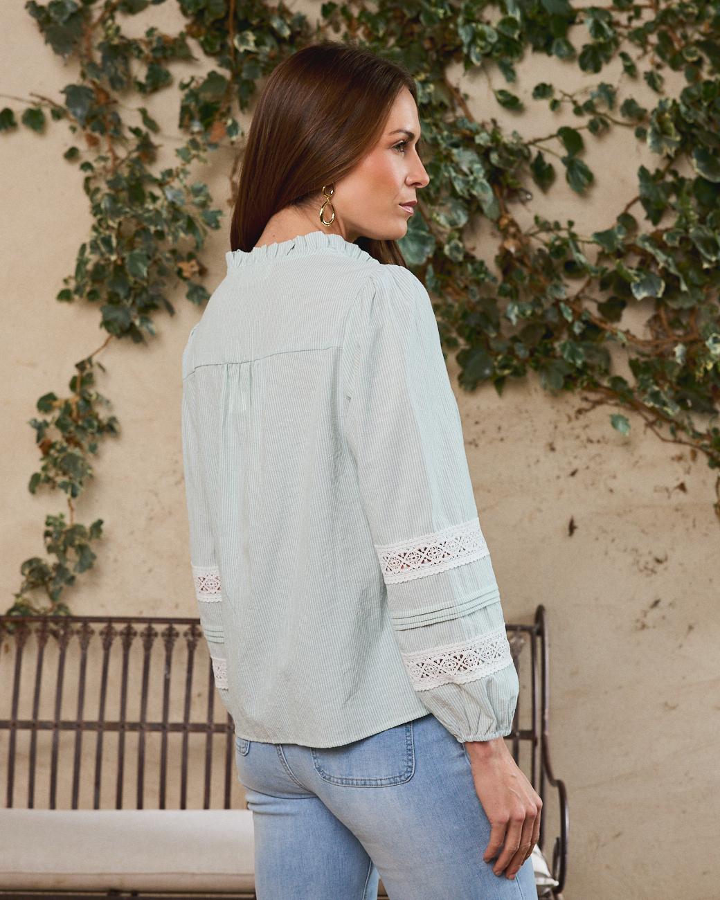 Camisa às riscas Sara