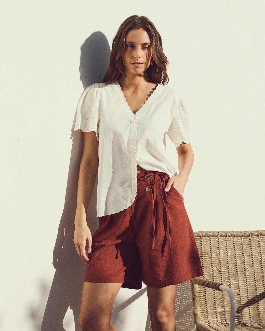 Camisa Bordada Almudena