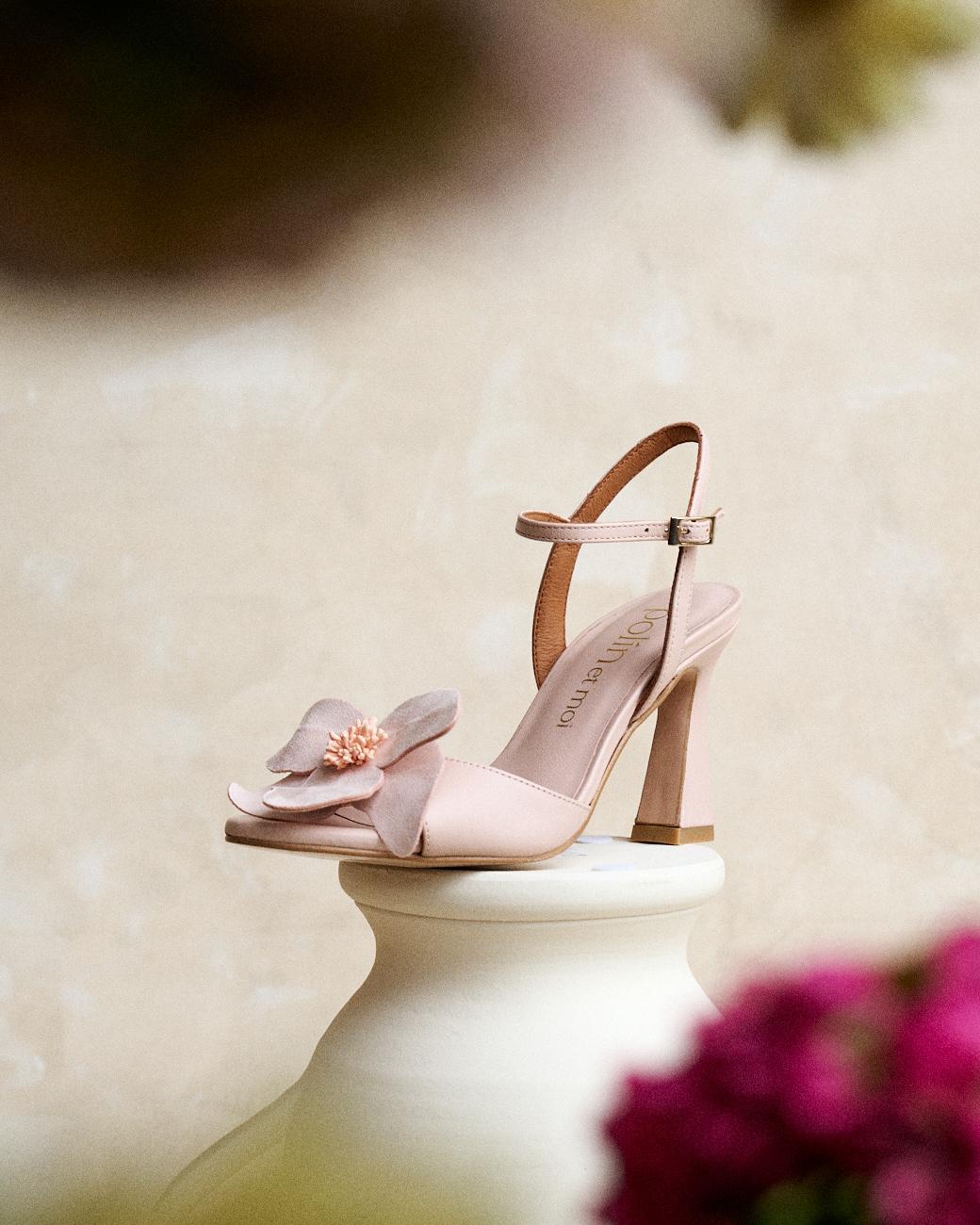 Sandália para Convidada Rosa
