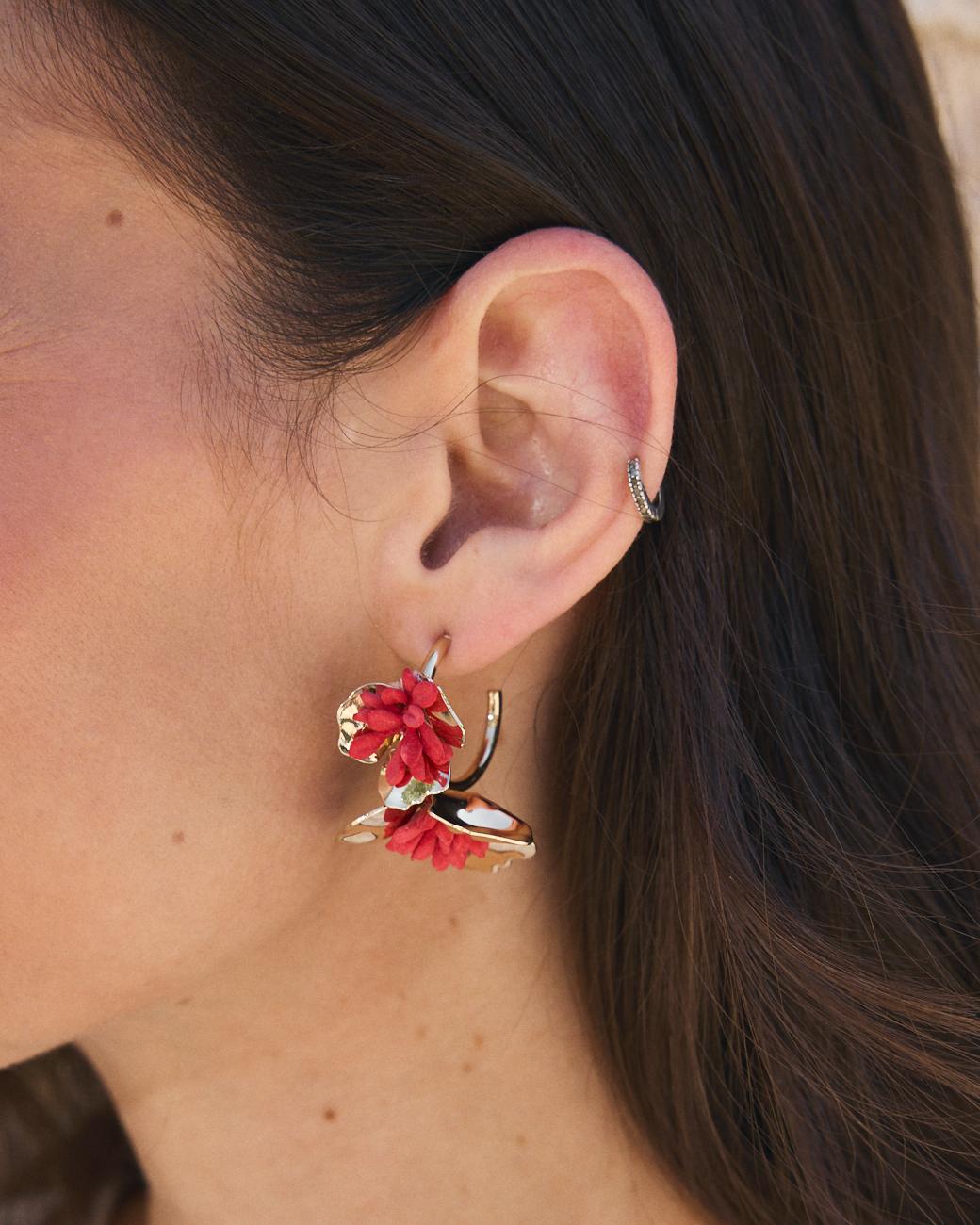 Brinco Flor Gabina
