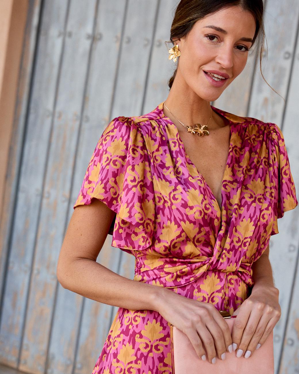 Vestido com Decote Nicoletta