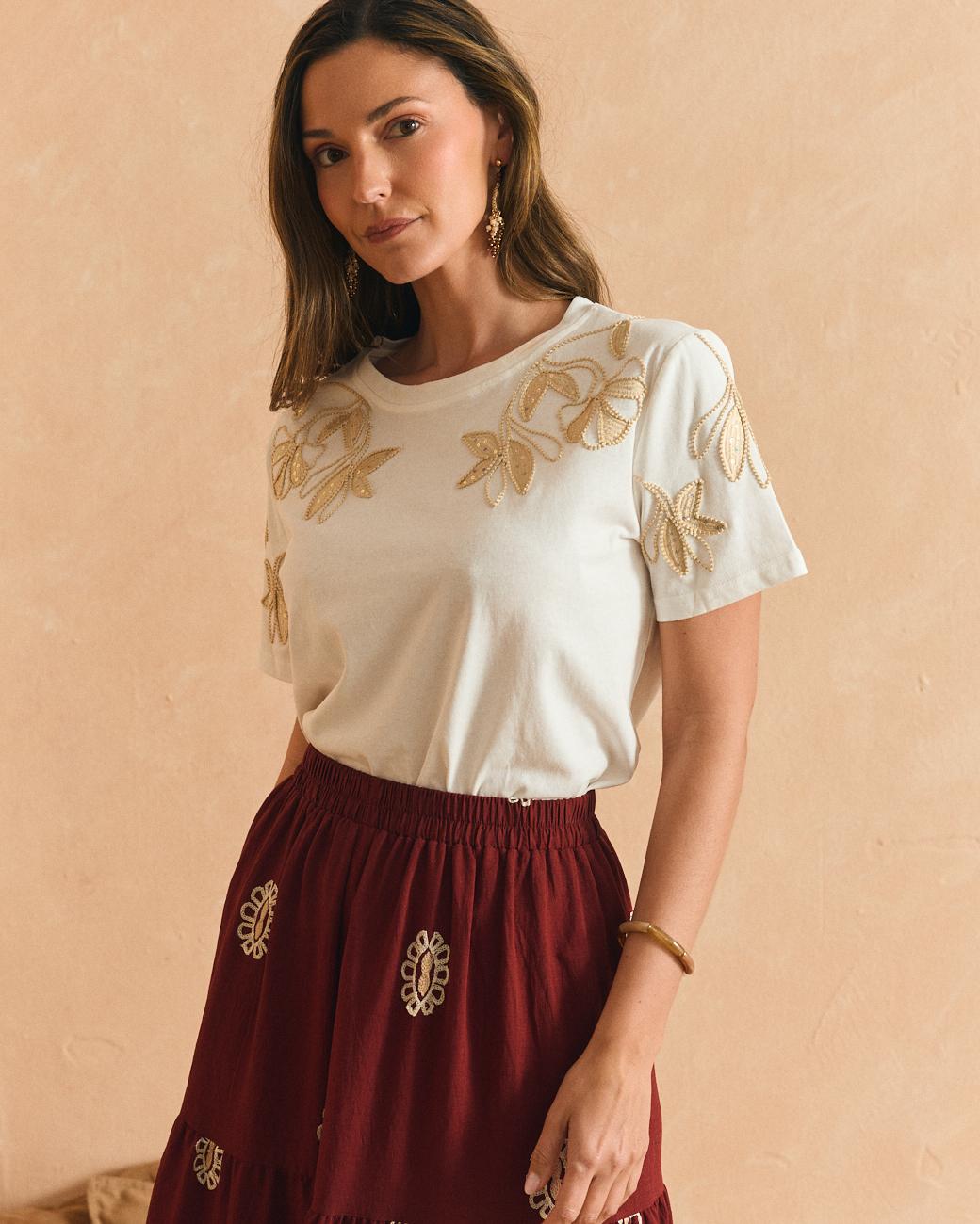 T-shirt Detalhe Desiré