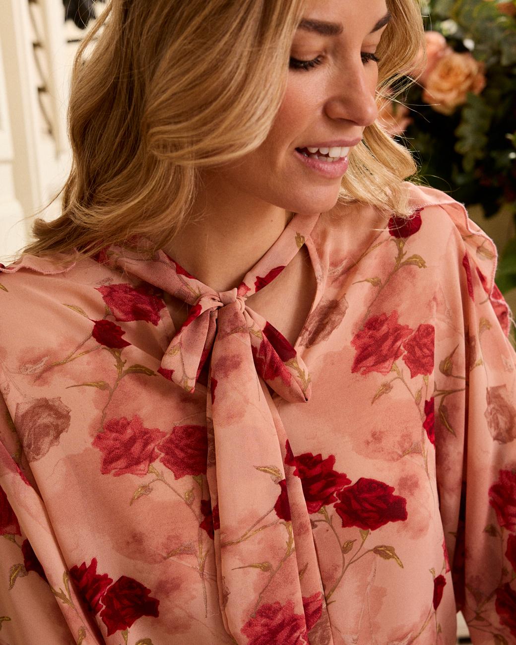 Blusa com laçada Sabrina