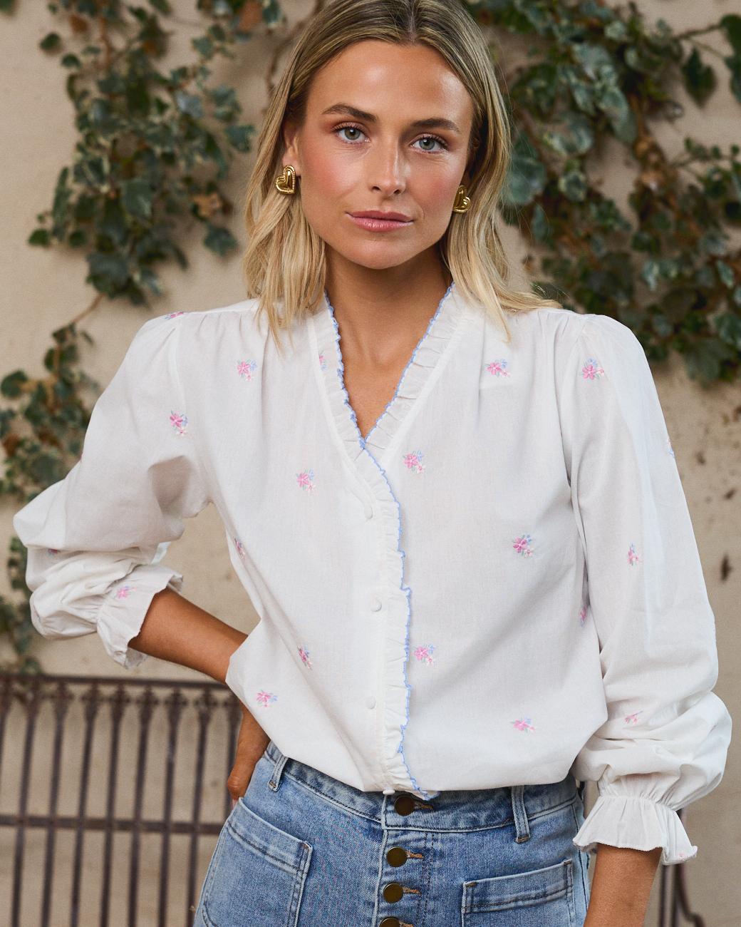 Camisa com ondas Rocío
